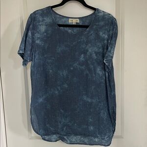 Cloth & Stone Indigo Short Sleeve Tee